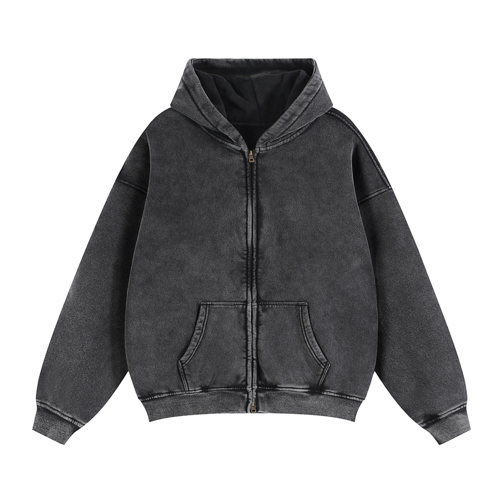 The Essential Boxy Zip Hoodie
