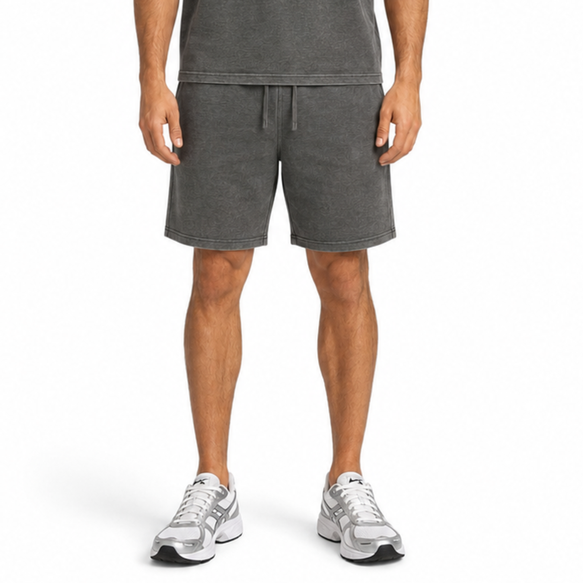 The Waffle Washed Knit Shorts