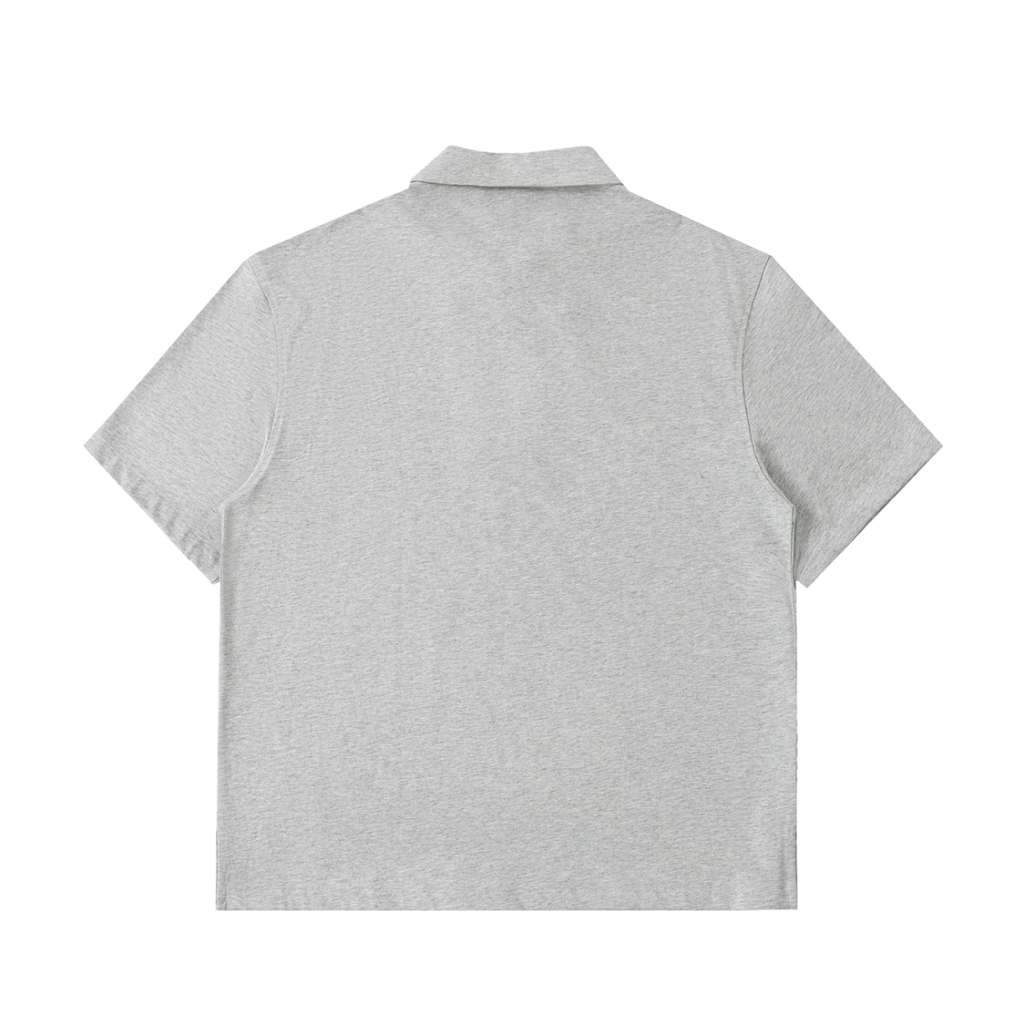 Axis Polo — Half-Zip Cotton