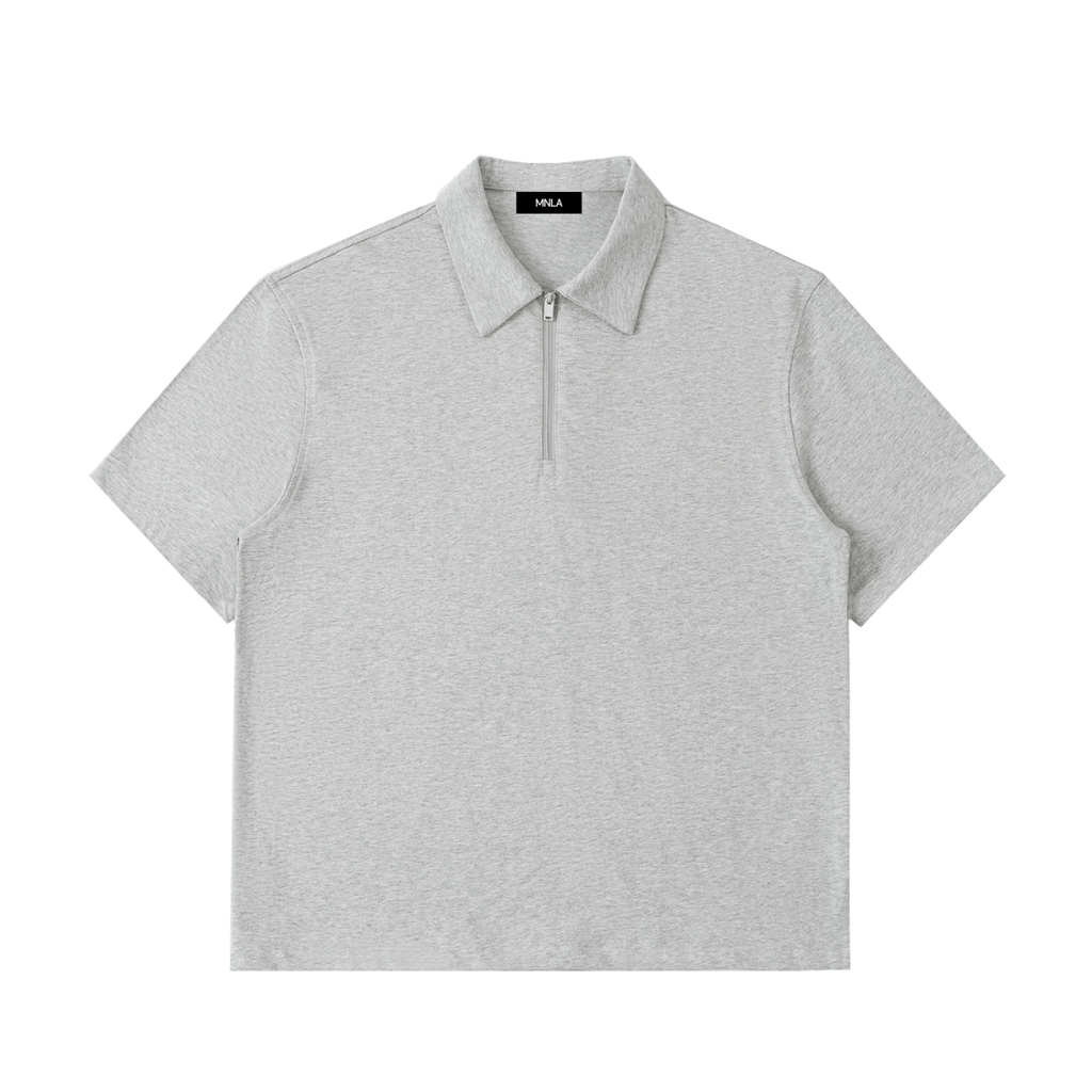 Axis Polo — Half-Zip Cotton